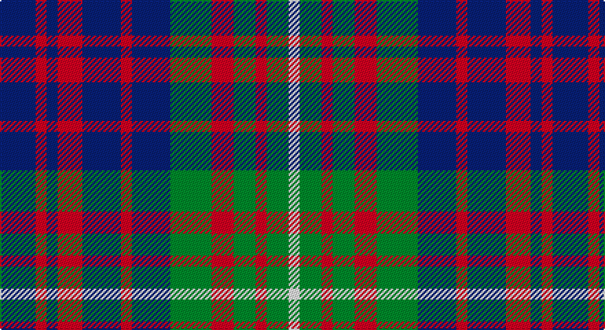 DB/26 R8 DB8 R18 DB28 R8 DB28 G30 R16 G16 R8 G16 W/8 tartan