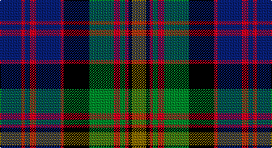 DB/34 R6 DB8 R10 DB40 R6 K40 G40 R10 G8 R6 K6 Y/22 tartan