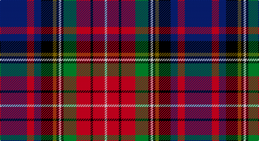 DB/46 R12 DB12 K20 Y6 K4 W4 K4 G22 R24 K4 R20 W/4 tartan