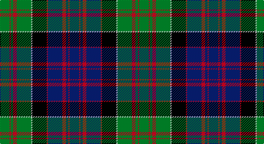 G/16 R2 G4 R6 G24 W2 K24 R2 DB24 R6 DB4 R2 DB/16 tartan