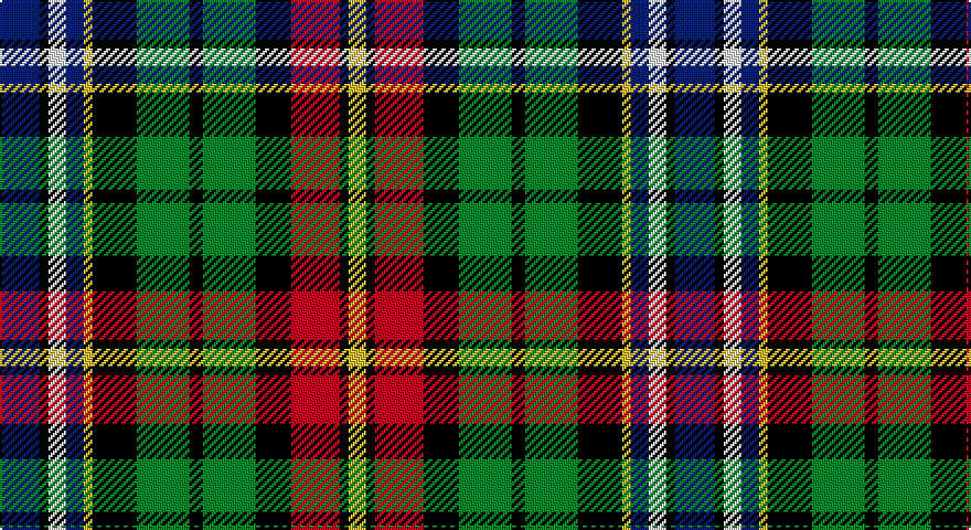 DB/18 K4 W8 DB8 LY4 K20 G24 K6 G24 K16 R22 K4 LY/8 tartan