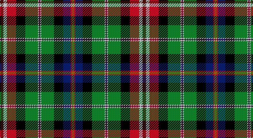 DR/6 W6 R16 K16 G22 W2 DP2 W2 G22 K16 DB13 R2 Y/4 tartan