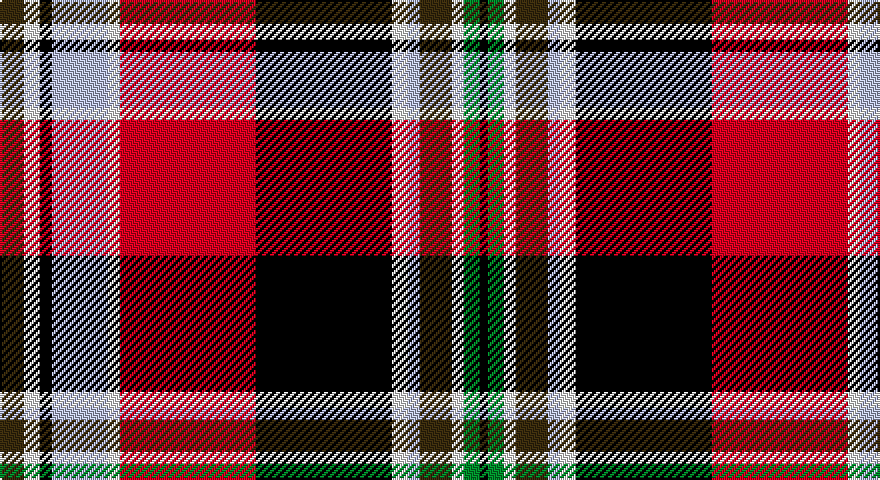 DY/12 W8 K6 LB28 W6 R68 K68 W8 LB6 DY16 W6 G8 K/4 tartan