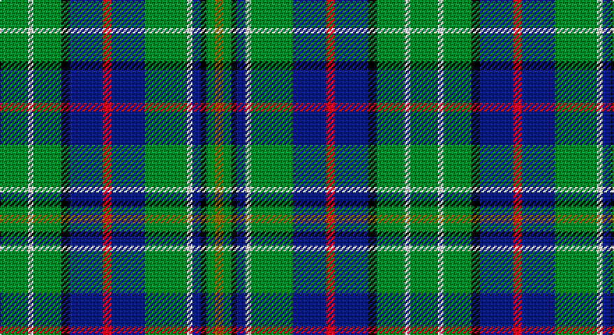 G/20 W4 G20 K6 DB24 R6 DB24 G30 W4 DB6 K4 G6 Y/6 tartan