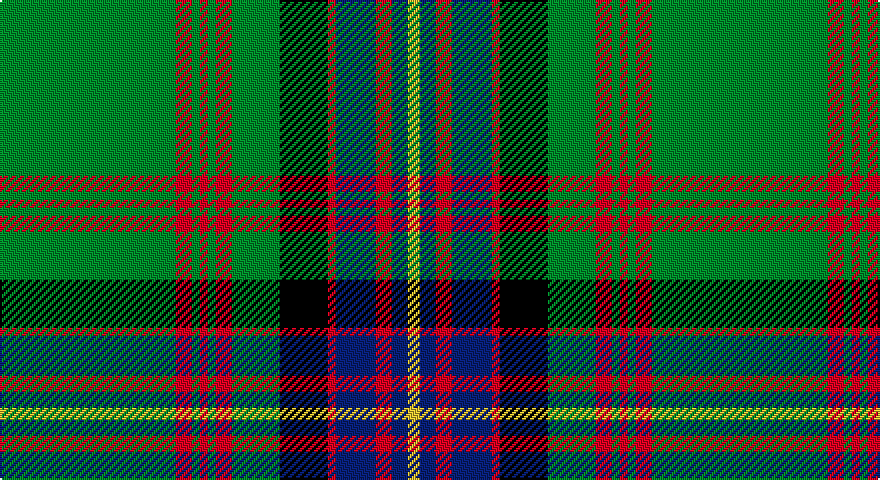 G/88 R8 G4 R4 G4 R8 G24 K24 R4 DB20 R8 DB8 LY/6 tartan