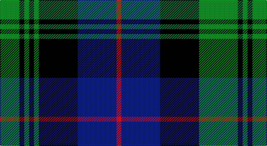 G/32 K8 G8 K8 G8 K64 DB64 R8 DB64 K64 G64 K8 G/8 tartan