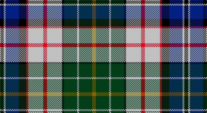K/8 W4 DB28 K16 R4 W32 R8 W32 K4 DG28 W4 DG28 Y/8 tartan