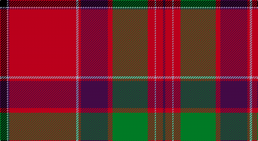 K/12 LB2 DP2 R114 LB4 R4 DP46 R8 G60 R12 LB2 R12 DP/4 tartan