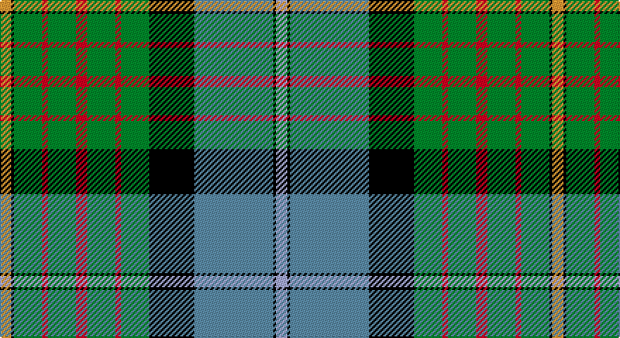 LO/8 K2 G20 R4 G20 R8 G20 R4 G20 K32 T56 K2 LB/8 tartan