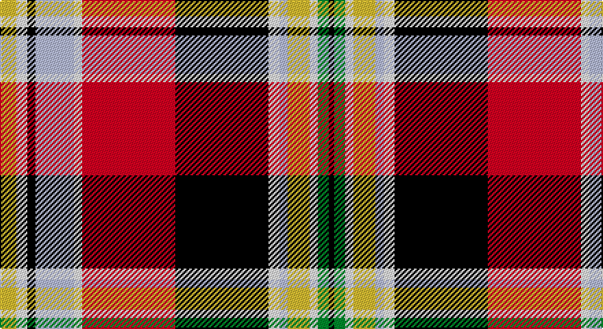 LY/12 W8 K6 LB28 W6 R68 K68 W8 LB6 LY16 W6 G8 K/4 tartan