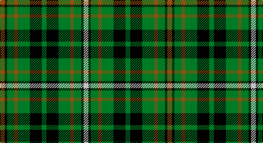 O/8 K4 G12 O6 G20 K20 G8 K20 G20 O6 G12 K4 W/8 tartan