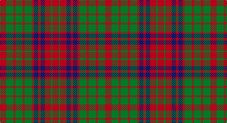 R/12 G14 R4 G14 R4 G14 R4 DB8 R5 DB8 R12 G3 R/12 tartan