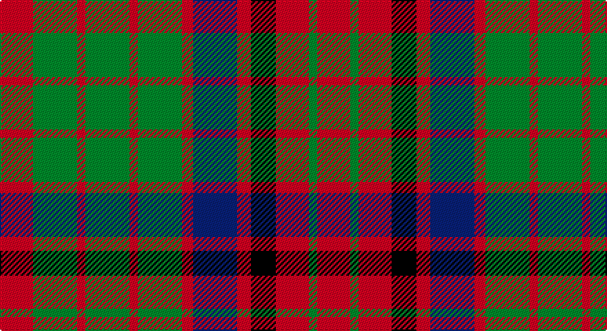 R/24 G32 R6 G32 R6 G32 R8 DB32 R10 K18 R24 G6 R/24 tartan
