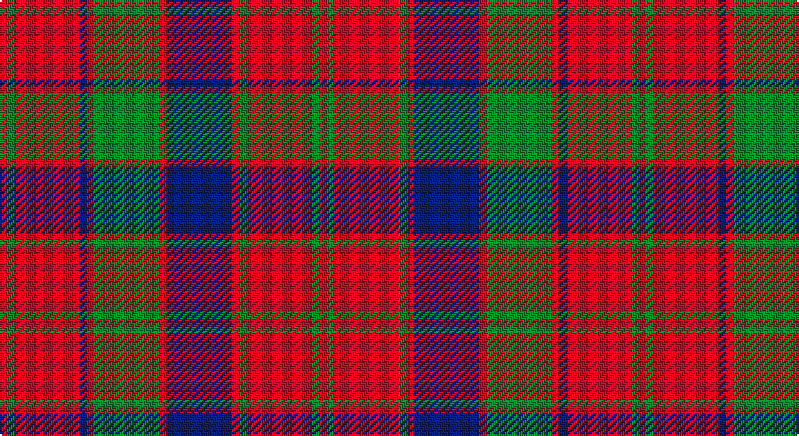 R/4 G4 R36 DB4 R4 G36 R4 DB36 R4 G4 R36 G4 R/4 tartan