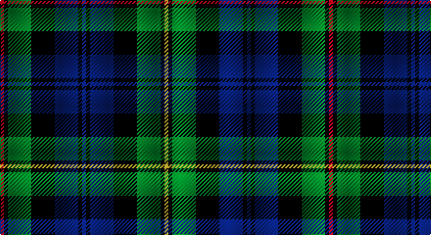 R/4 K4 G24 K24 DB24 K4 DB4 K4 DB24 K24 G24 K4 LY/4 tartan
