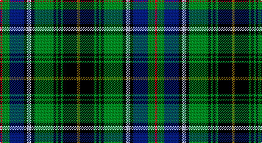 R/4 G12 DB24 K6 LB6 K6 G32 K4 G4 K4 G4 K24 Y/4 tartan