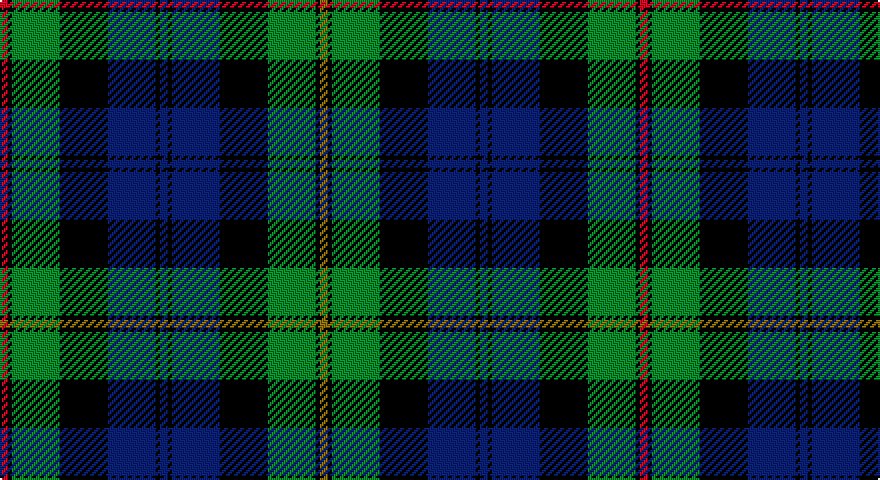 R/4 K2 G24 K24 DB24 K2 DB4 K2 DB24 K24 G24 K2 Y/4 tartan