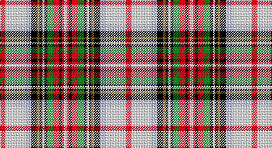 R/8 W32 LB10 K10 Y4 K4 W4 K4 G10 R10 K4 R4 W/4 tartan