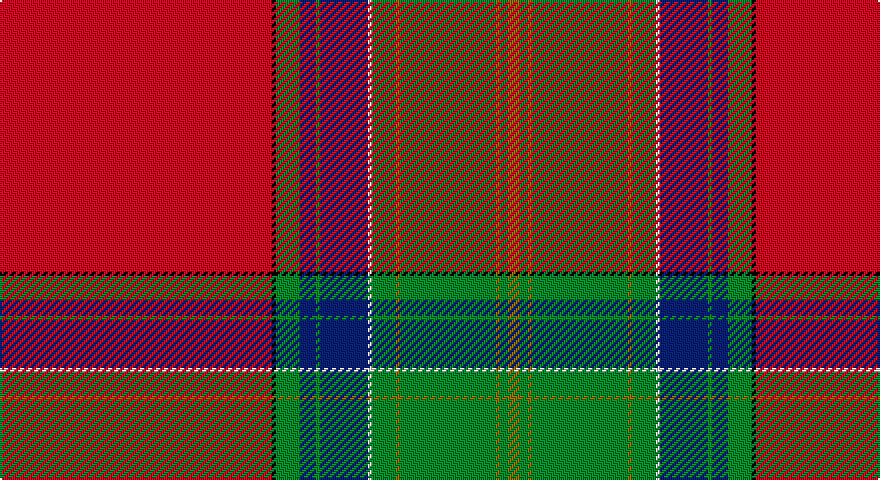 R/136 K2 G12 DB8 G2 DB24 W2 G12 Y2 G48 Y2 G4 Y/6 tartan