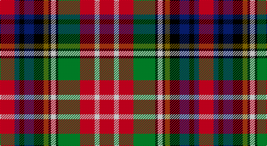 R/24 DB8 K8 DB16 K16 Y8 K4 W8 K4 G36 R24 W8 R/24 tartan