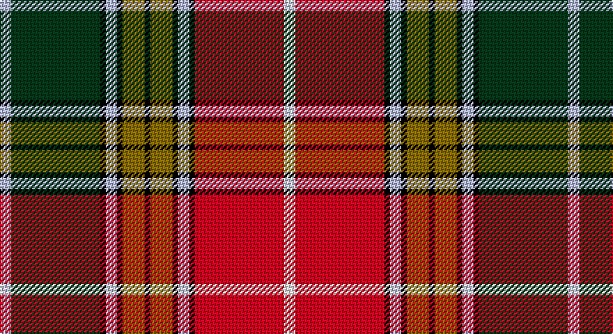 LB/8 DG64 K4 LB8 K4 Y16 K4 Y16 K4 LB8 K4 R64 W/8 tartan