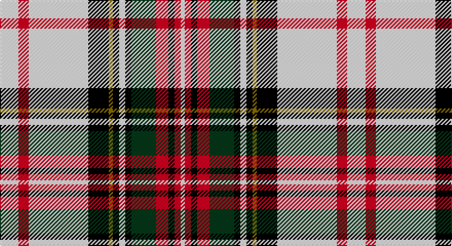 W/18 R10 W58 K20 Y4 K6 W6 K6 DG24 R12 K6 R6 W/4 tartan