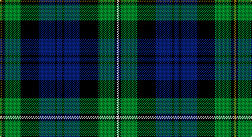 Y/4 K4 G28 K32 DB28 K4 DB8 K4 DB28 K32 G28 K4 W/4 tartan