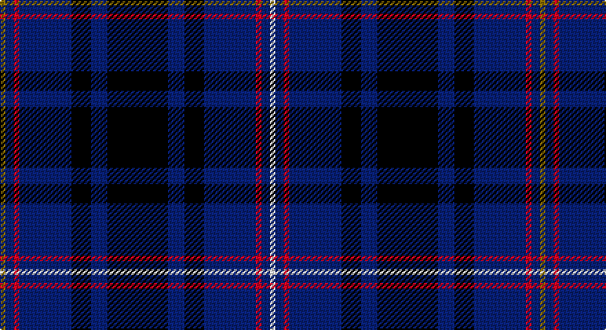 Y/4 DB6 R4 DB38 K14 DB12 K44 DB12 K14 DB38 R4 DB6 W/4 tartan