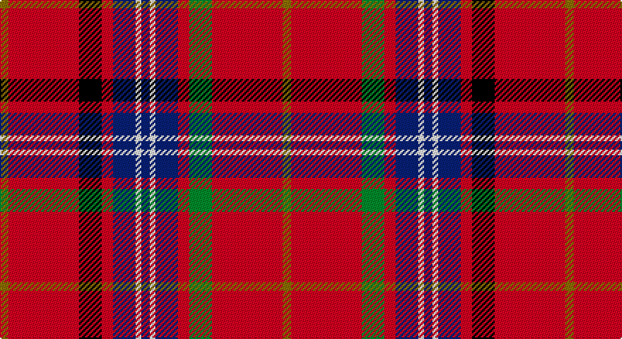 Y/6 R50 K16 R8 DB16 W4 DB6 W4 DB16 R8 G16 R50 Y/6 tartan