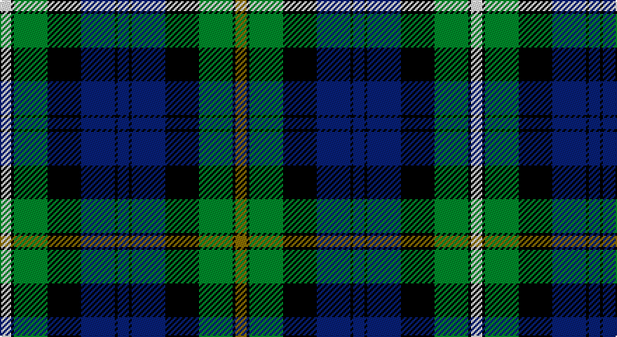 W/8 K2 G24 K24 DB24 K2 DB8 K2 DB24 K24 G24 K2 Y/8 tartan