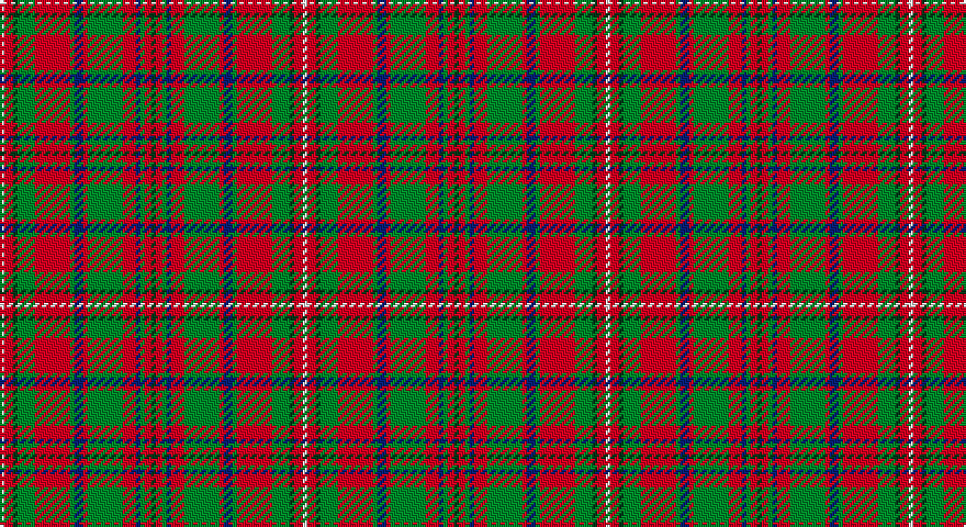 W/2 R4 DG2 G8 R16 G2 DB4 R2 G16 R6 DB2 G2 R3 DG/2 tartan