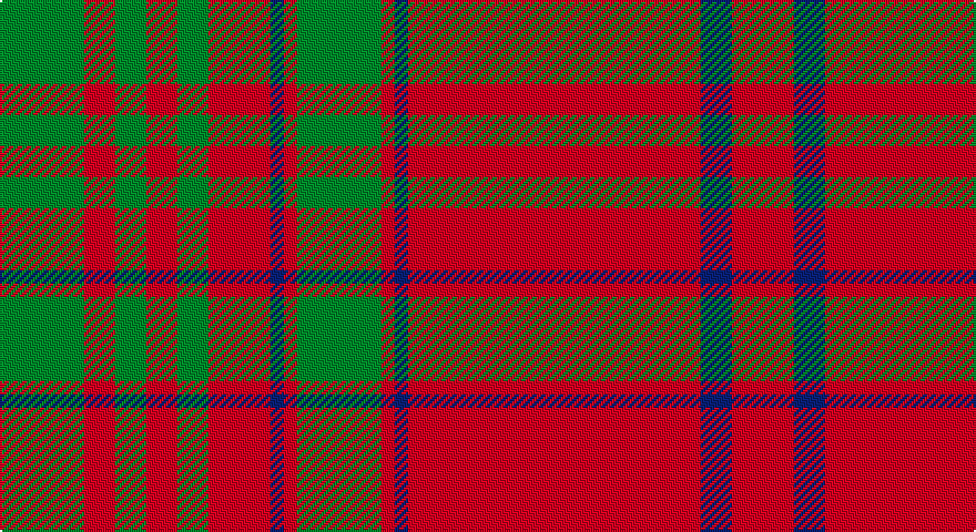G/38 R14 G14 R14 G14 R28 DB6 R6 G38 R6 DB6 R132 DB14 R/28 tartan