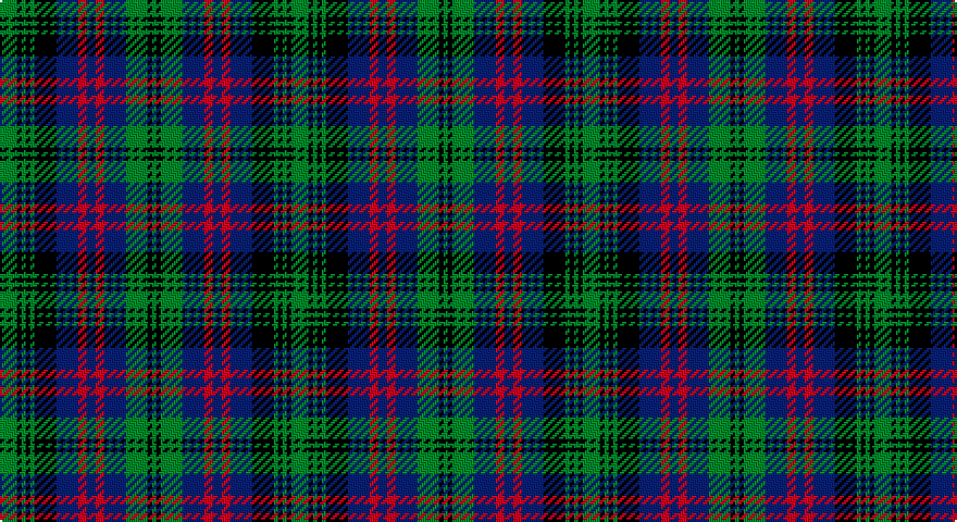 G/8 K2 G2 K2 G2 K10 DB10 R4 DB4 R4 DB10 G10 K2 G/2 tartan