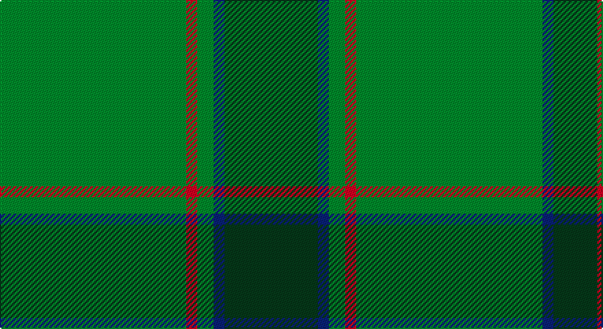 G/136 R8 G12 DB8 DG68 DB8 G12 R8 G136 DB8 DG32 R8 DG38 DB/8 tartan