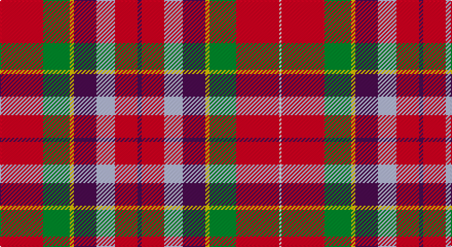 R/42 G26 LY4 DP22 LB18 R22 DP4 R22 LB18 DP22 LY4 G26 R42 W/2 tartan