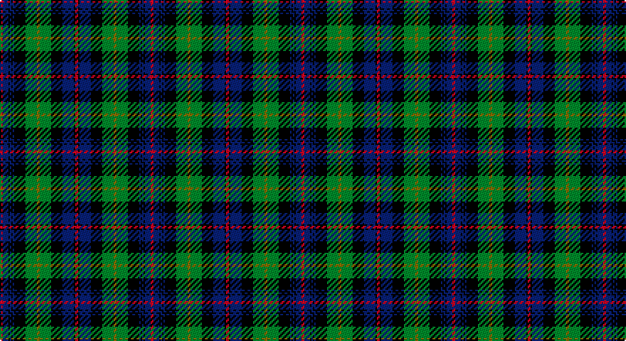 R/2 DB4 K1 DB1 K1 DB1 K8 G8 Y2 G8 K8 DB8 K1 R/2 tartan