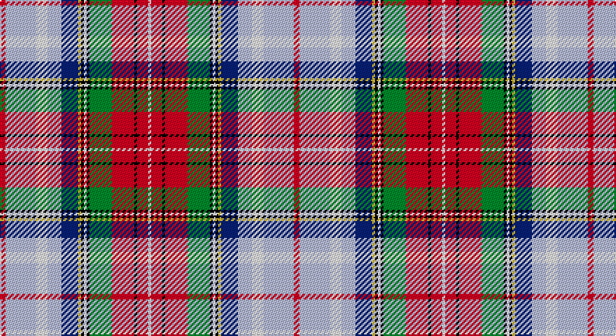 R/4 LB22 W8 LB10 DB12 LY2 K2 W2 K2 G16 R16 K2 R8 W/2 tartan