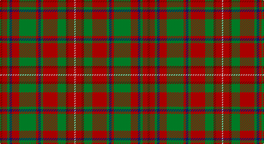 R/4 Ri8 G4 DB4 Ri12 G28 Ri4 DB4 G4 Ri24 G14 R4 Ri10 W/2 tartan