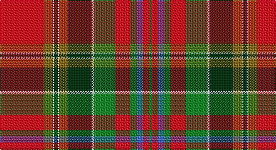 R/70 Y14 W2 DG6 W2 Y14 DG38 W4 G34 R24 G10 B10 R10 G/4 tartan