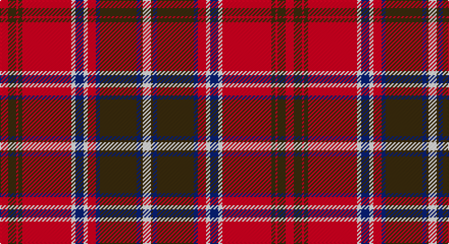 R/8 DY8 R2 DY4 R48 W4 DB8 W4 R8 DB4 DY36 DB4 DY2 W/8 tartan