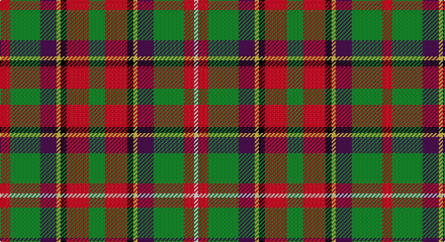 R/10 G30 DP16 LY4 K6 R22 G16 R22 K6 LY4 DP16 G30 R10 W/4 tartan