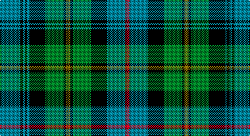 T/36 K4 T4 K4 T4 K28 G32 K4 Y8 K4 G32 K28 T32 R/8 tartan