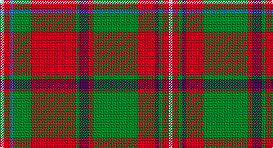 W/6 R10 B6 G28 R72 G6 DP16 R6 G72 R28 DP6 G6 R10 W/6 tartan