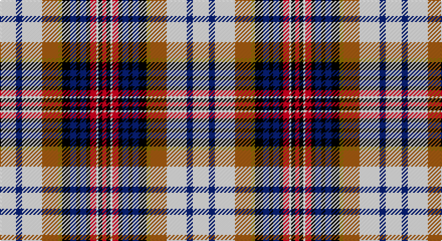 W/16 DB6 W20 O16 Y4 K8 DB6 K4 DB6 K4 R6 W2 K4 R/4 tartan