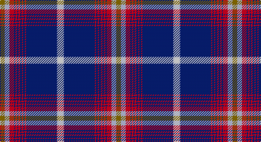 Y/8 LB8 R8 DB2 R3 DB2 R3 DB3 R2 DB3 R2 DB52 LB2 W/8 tartan