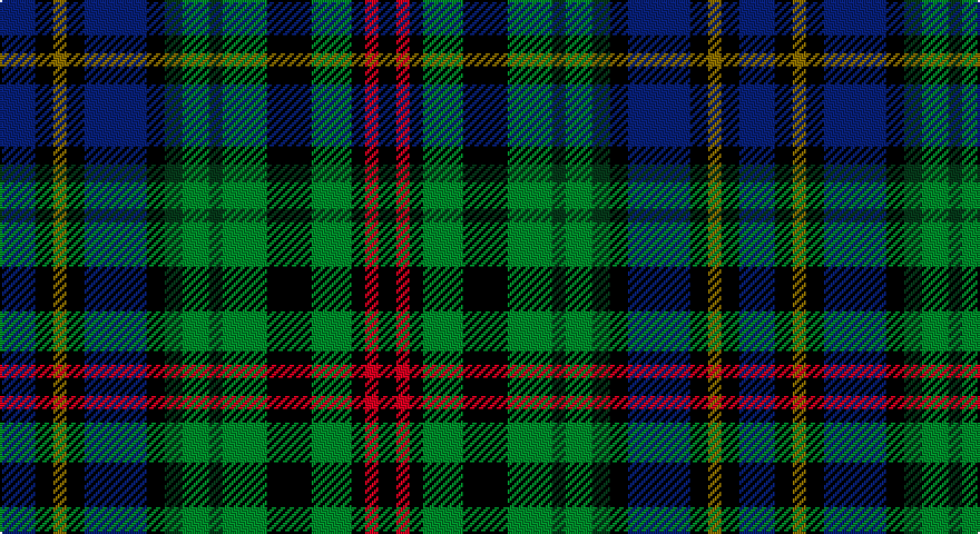 DB/16 K8 Y6 K8 DB28 K8 DG8 G12 DG6 G20 K20 G18 K6 R6 K/8 tartan