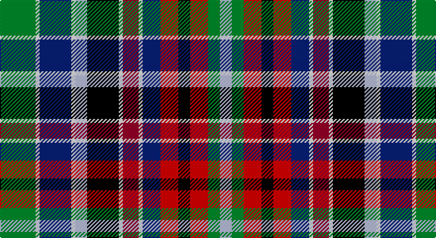 G/36 W4 DB32 W4 LB12 K32 W4 R16 W4 DB18 Ri18 K12 Ri18 G12 LB/12 tartan