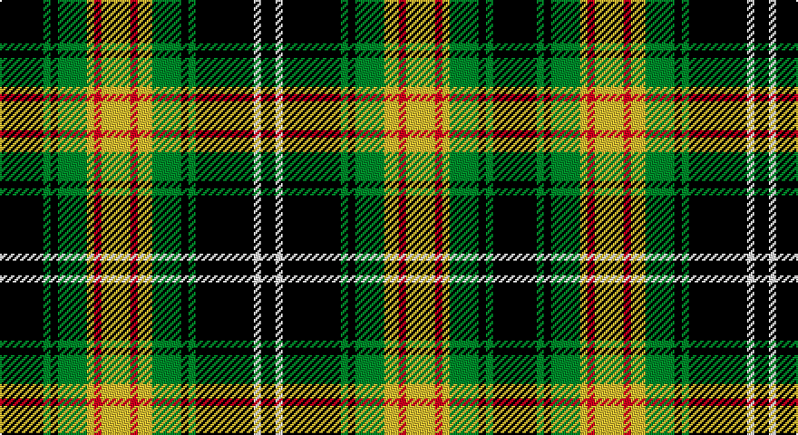 K/24 G4 K4 G16 LY4 R4 LY16 R4 LY8 G16 K4 G4 K32 W4 K/8 tartan