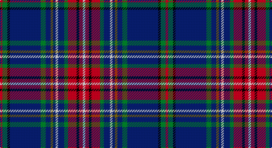 R/4 G8 K4 DB50 G8 DB8 Y4 DB4 W4 DB10 G6 R14 K4 R6 W/4 tartan
