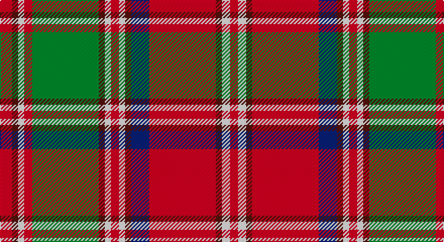 R/12 DR6 W6 R8 G66 DR6 W6 R8 W6 DR6 DB18 R66 DR6 W8 R/8 tartan